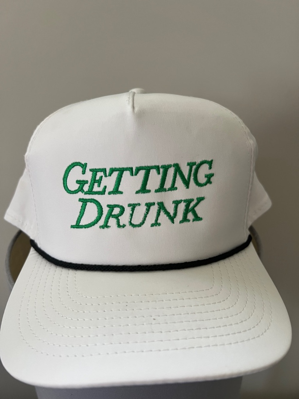 Getting Drunk  Snapback Rope Hat